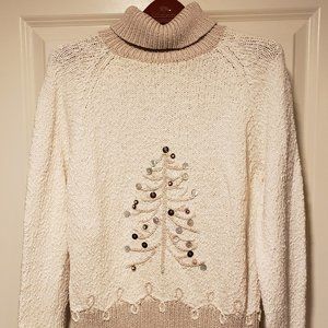 Talbots women's size Large Christmas sweater